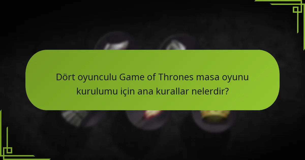 Dört oyunculu bir oyunda oyuncular hangi stratejik değişiklikleri göz önünde bulundurmalıdır?